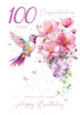 Picture of 100TH BIRTHDAY CARD FEMALE